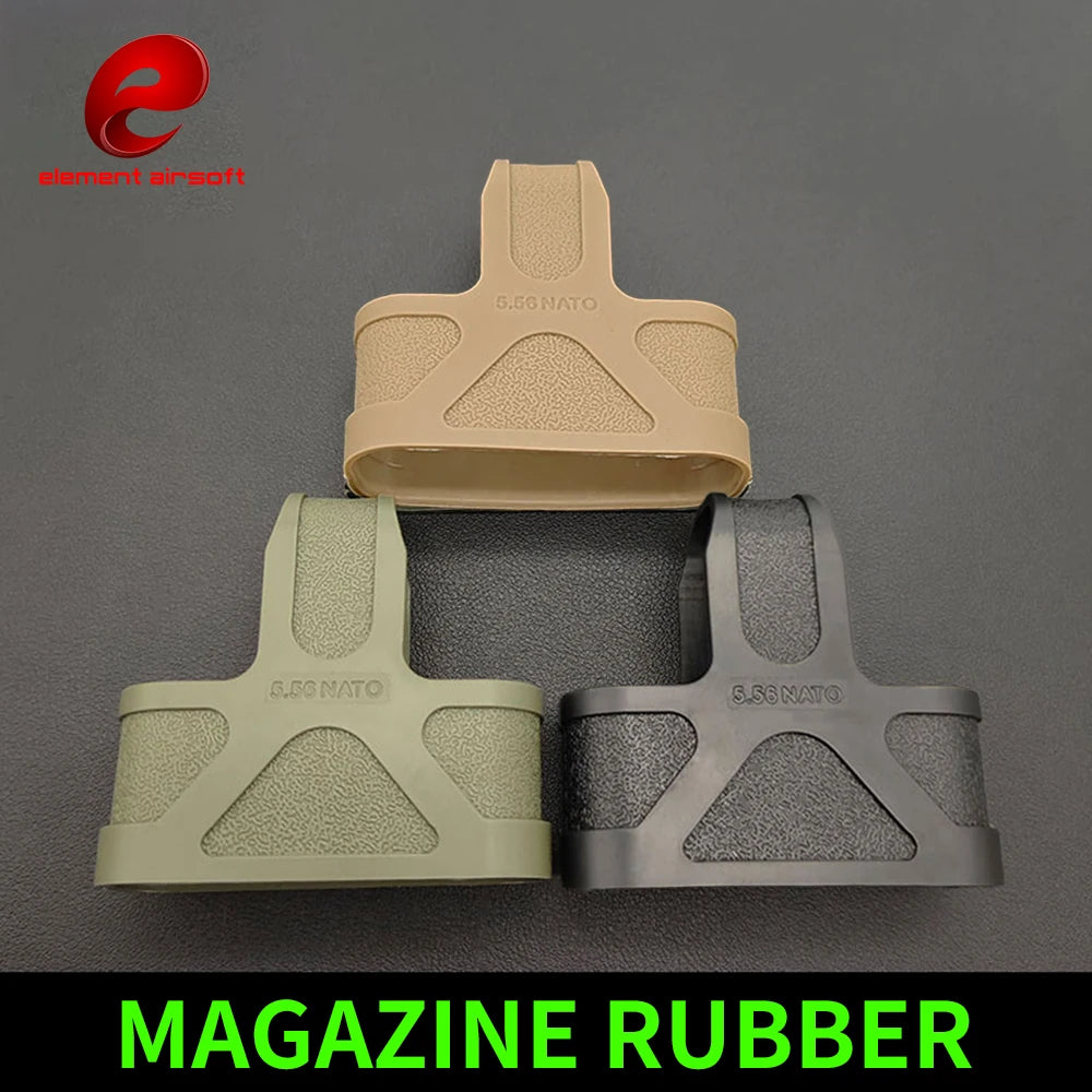 5.56 Rubber Cage Loops Fast Mag & 1pcs 5.56 Magazine Pouch For Airsoft M4/M16 Magazine Assist