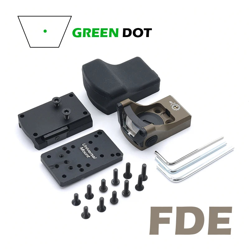 M1 Red/GREEN Dot Sight with Aluminum Frame Red Dot Reflex Sight 3 MOA