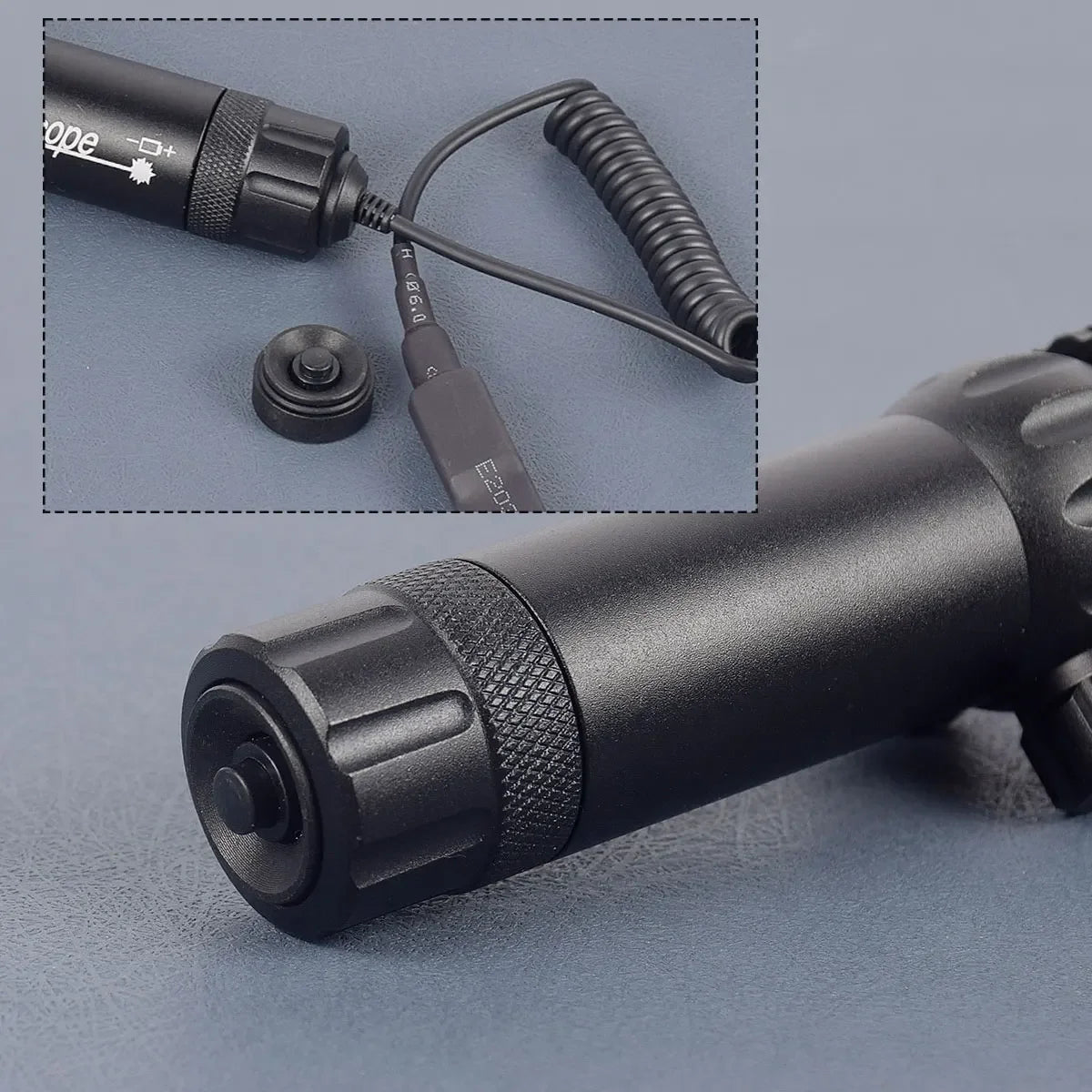 Tactical Rifle Red Dot Laser Green Dot Laser Sight 532nm Scope with Pressure Switch Picatinny and Mounting Hunting Riflescope 20