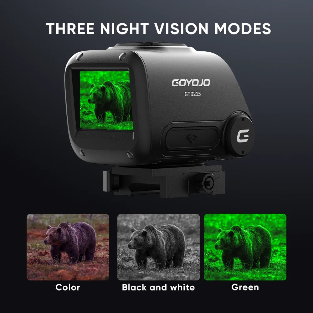 Dual Light Fusion Thermal Night Vision Hunting Monocular Multispectral Thermal Scope 2-inch HD Display Multiple Hot Imaging