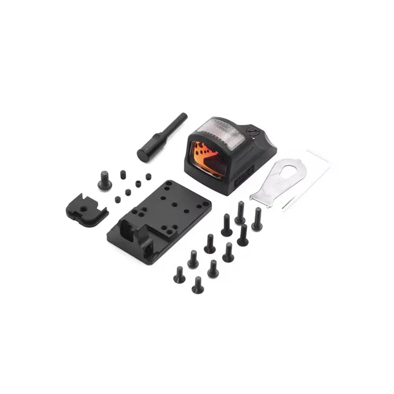 Red Dot Sight Solar Power Pistol Sight, Hunting Tactical Riflescope, 507C