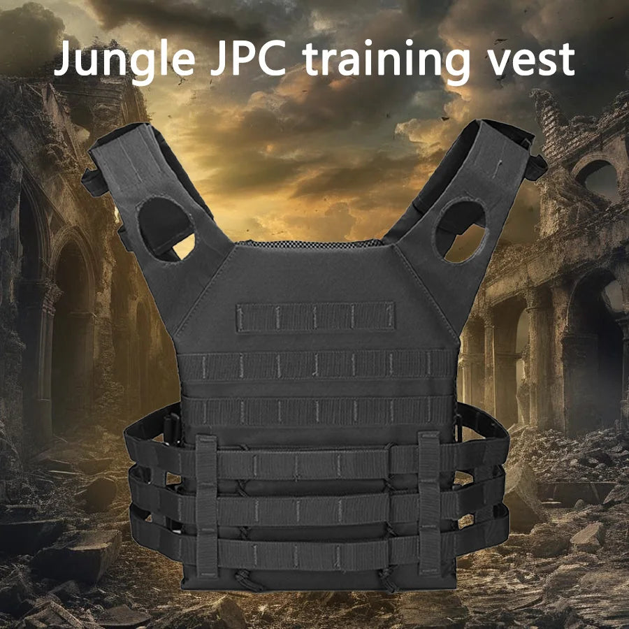 Ultra lightweight JPC structure | MOLLE global expansion | MOLLE+Magic Sticky dual system outdoor training vest