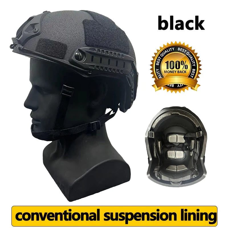 Ballistic ACH High Cut Tactical Helmet Kevla High Quality safety Helmet NIJ IIIA FAST Wendy's Suspension Pad Ballistic Helmet