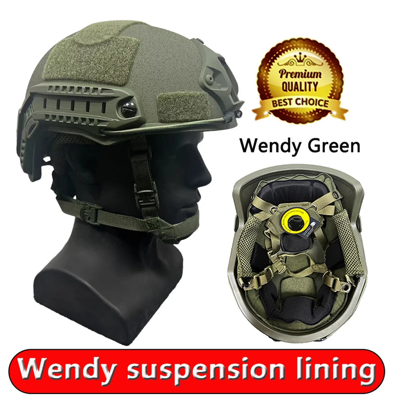 FAST tactical helmet Kevlar high-quality fast tactical helmet FAST Wendy suspended floating pad tactical helmet outdoor hunting