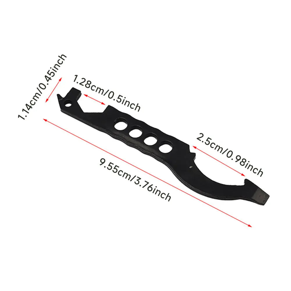 Tactics Multitasker Wrench M4 Tools Multipurpose Maintenance Screwdriver Keychain Bicycle Repair PEQ Buffer Tube Modification