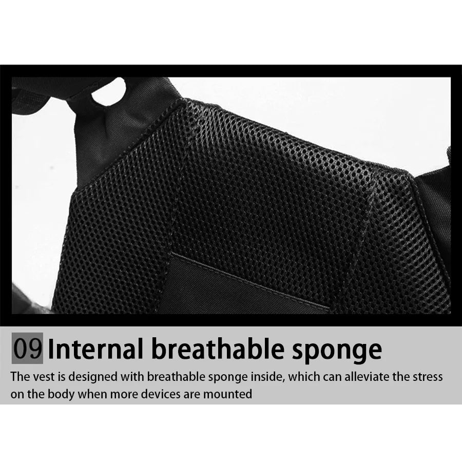 Ultra lightweight JPC structure | MOLLE global expansion | MOLLE+Magic Sticky dual system outdoor training vest