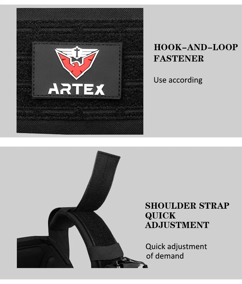 سترة قتالية جديدة من Artex طراز 6094 سريعة الفك، خفيفة الوزن، بقطع ليزر، سترة تكتيكية سوداء لحمل معدات قتالية تكتيكية للايرسوفت