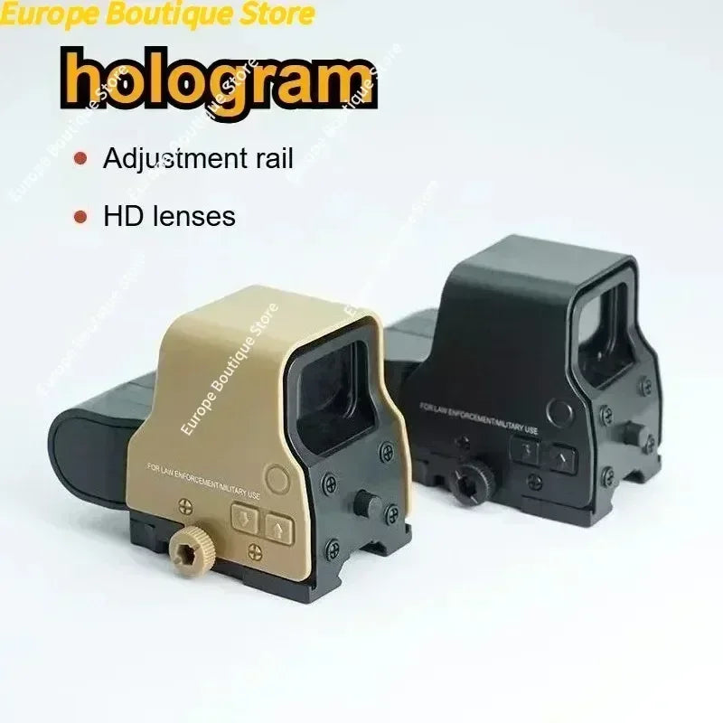 2026 Green Dot Holographic Toy Scope Hunting Sight Riflescope Plastic Material 20mm Rail Mount For Airsoft Gun Outdoor Game