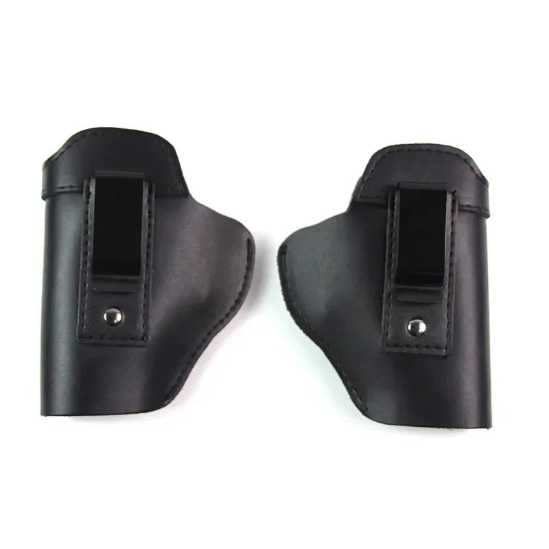 Tactical Conceal Carry Gun Holster for GL 17 19 Betta M9 M92 1911 Sig P226 USP Universal Leather Pistol Case Pouch