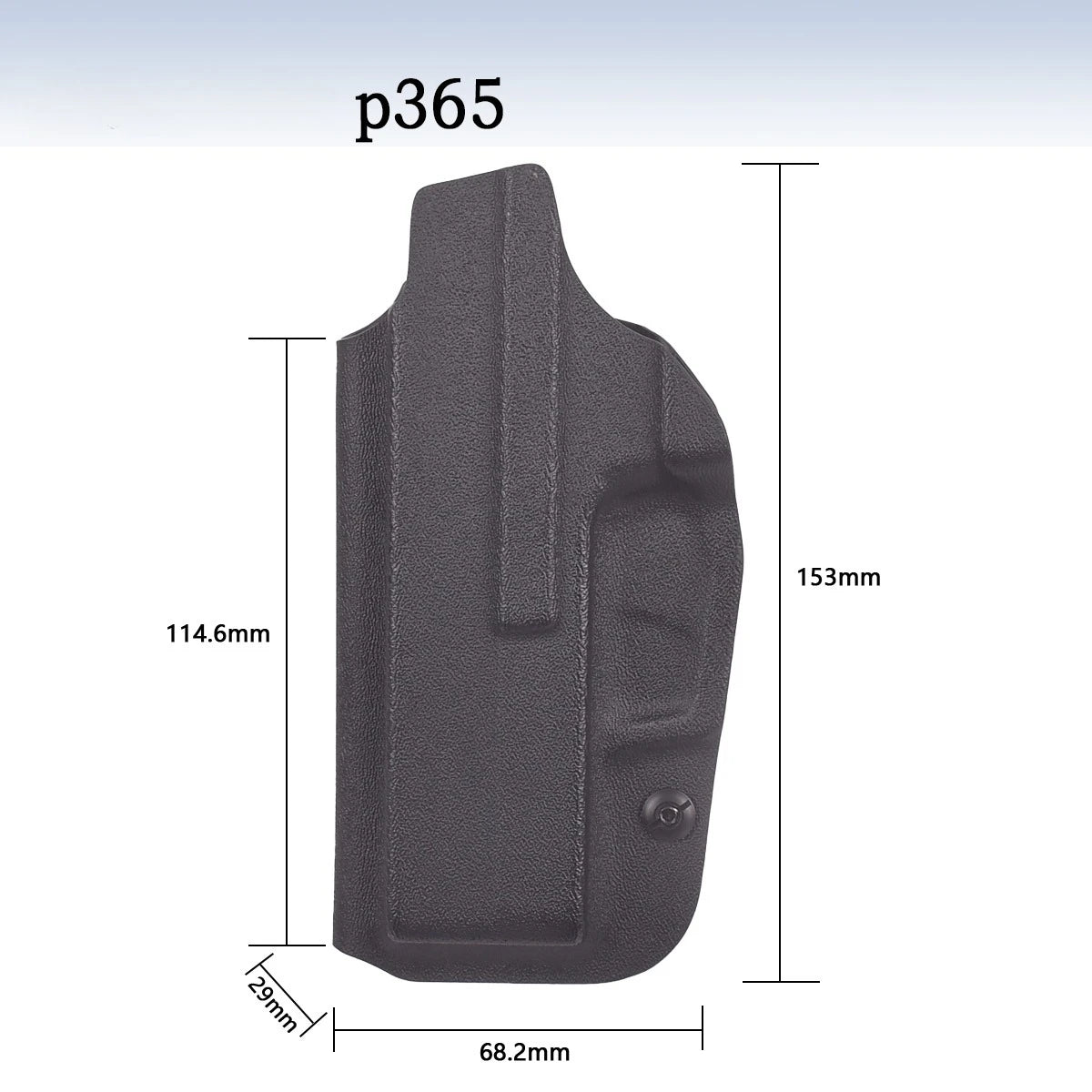 Tactical Inside Waistband Concealed Carry Holsters for GLOCK 17 19 22 26 43 43X Belt Clip Single Double Stack Right Hand Pouch