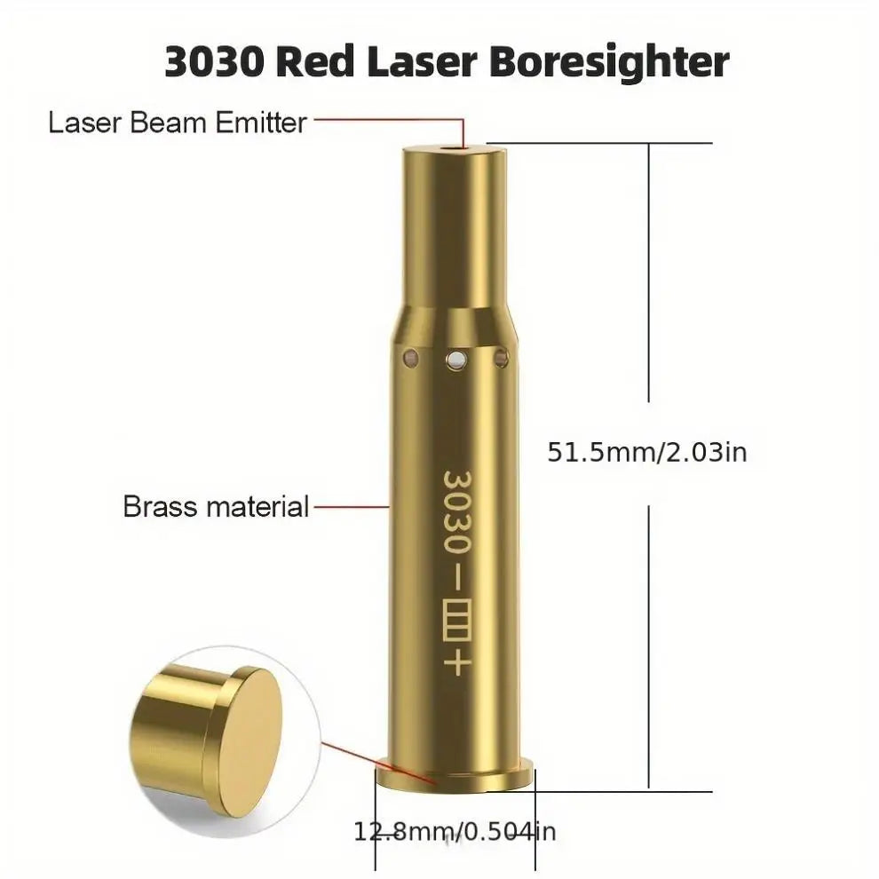 9mm/7.62/6/223rem/38spl/12ga/44mag/308win New Calibrator Calibration Tool Infrared Auxiliary Metal Multi-model