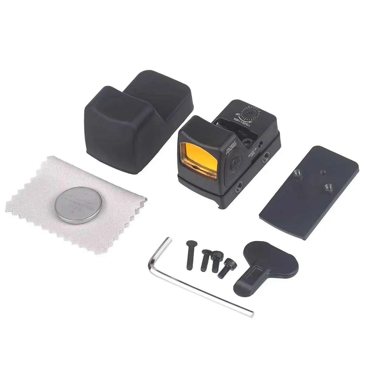 Nylon CC Red Dot Sight Reflex Scope For G43X MOS G19 MOS M&P Shield Airsoft Compact Pistol 20mm Rail Outdoor Hunting Riflescope