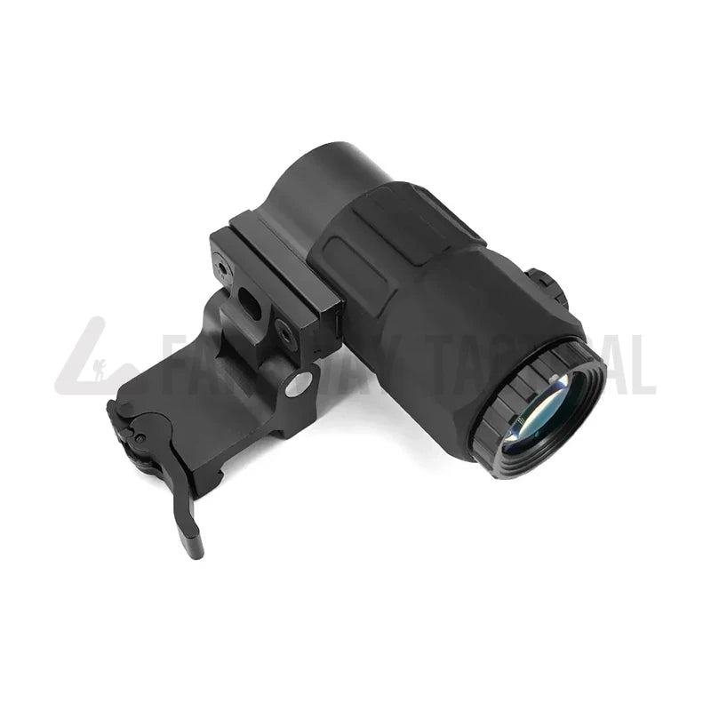 G45 Magnifier Sight 5X with Switch to Side Quick Detach QD Mount for Hunting and Airsoft Rifle with Original Markings