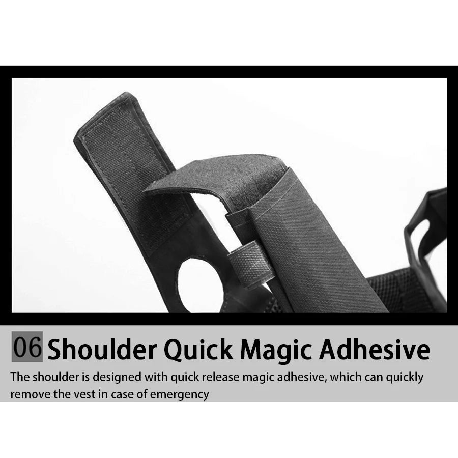 Ultra lightweight JPC structure | MOLLE global expansion | MOLLE+Magic Sticky dual system outdoor training vest