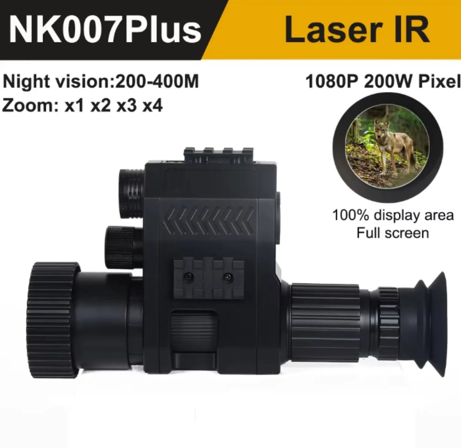 Megaorei NK007 PLUS Hunting Camera Military Infrared Rifle Scope Night Vision Optical HD Digital Telescope Outdoor Tactics