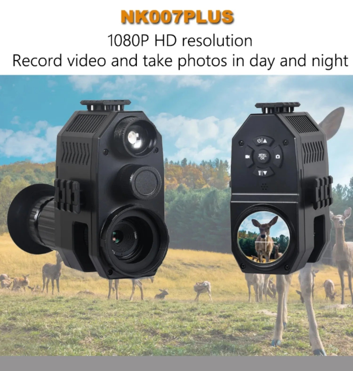 Megaorei NK007 PLUS Hunting Camera Military Infrared Rifle Scope Night Vision Optical HD Digital Telescope Outdoor Tactics