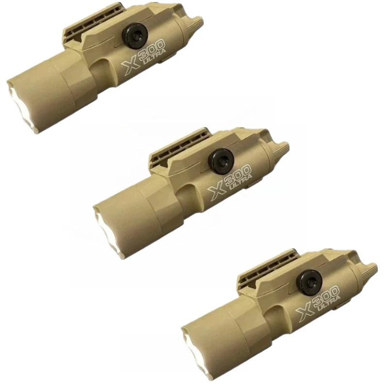 Multifunctional X300 Flashlight & Infrared Laser Sight for Airsoft Toy Guns with 20mm Rail