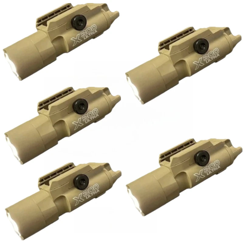 Multifunctional X300 Flashlight & Infrared Laser Sight for Airsoft Toy Guns with 20mm Rail