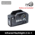 2026 New Bottom Mount Nylon Infrared LED Flashlight Infrared Sight Fit 20mm Rail Toy Gun