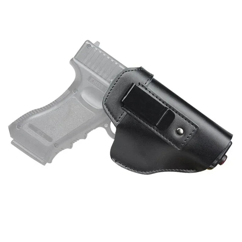 جراب مسدس تكتيكي مخفي للحمل لمسدسات GL 17 19 Beretta M9 M92 1911 Sig P226 USP جراب مسدس عالمي من الجلد