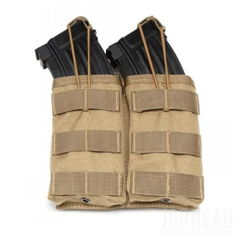 حقيبة مجلات تكتيكية مفردة ومزدوجة وثلاثية Molle Airsoft AK 7.62 5.56mm M4 لبندقية مسدس حقيبة تكتيكية لصيد الملحقات