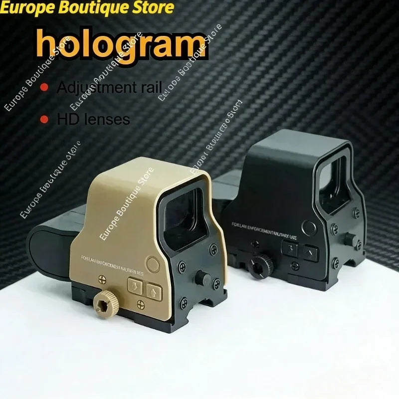 2026 Green Dot Holographic Toy Scope Hunting Sight Riflescope Plastic Material 20mm Rail Mount For Airsoft Gun Outdoor Game