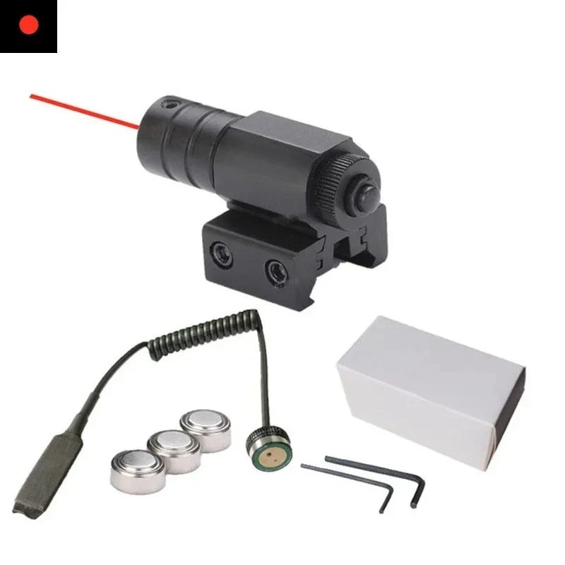 Mini red dot laser sight, with adjustable wavelength of 635-655nm, 11mm/20mm rail mounting, hunting rifle scope, pistol sight, a