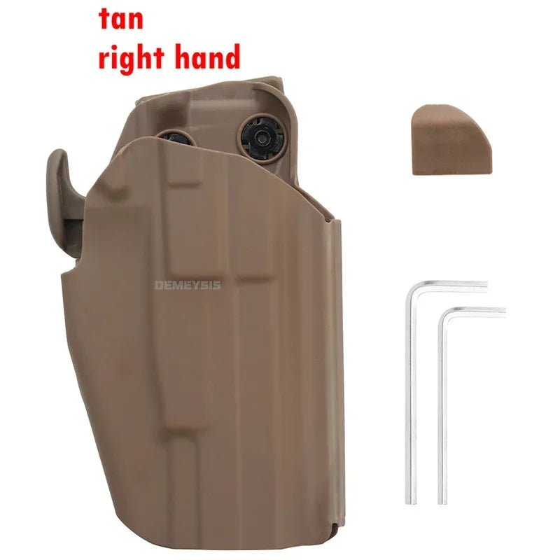 Tactical Right Left Gun Holster Shooting Hunting Airsoft Pistols Holder for GLOCK 17 20 21 22 31 37 SIG P225 TAURUS PT840 PT845
