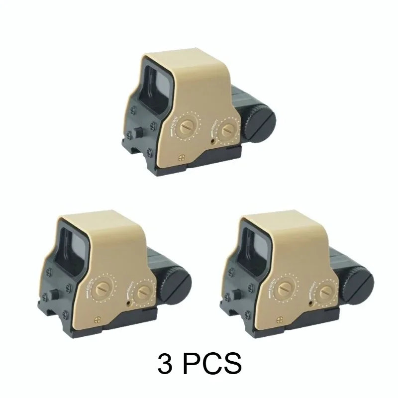 2026 Green Dot Holographic Toy Scope Hunting Sight Riflescope Plastic Material 20mm Rail Mount For Airsoft Gun Outdoor Game