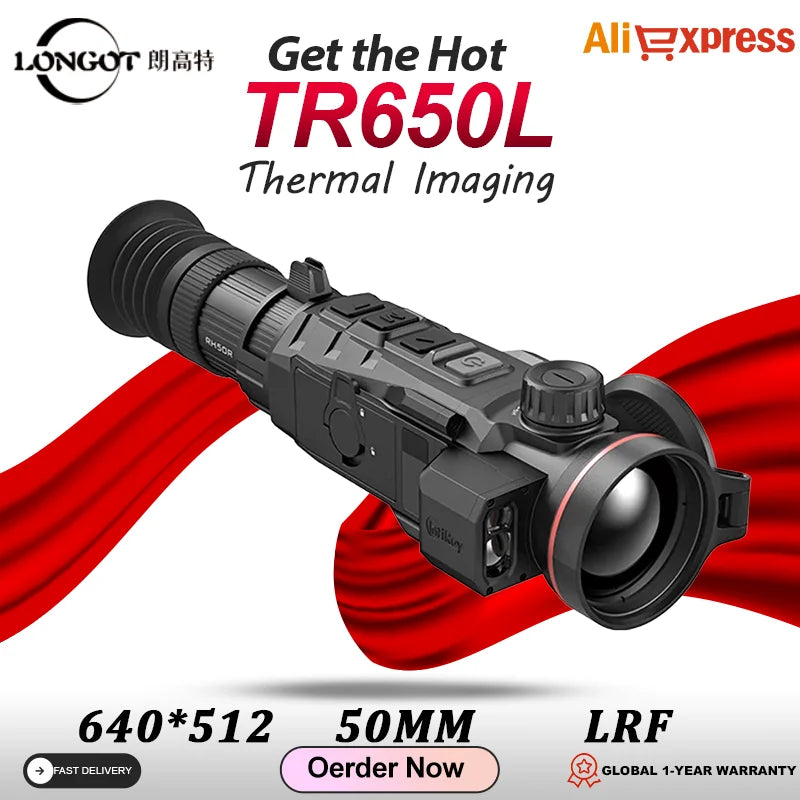 Longot LGT TR650L Thermal Hunting Scope 640*512 50MM Professional Infrared Thermal Imager For search rescue, outdoor exploration