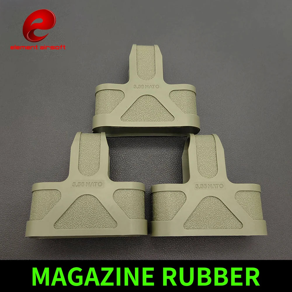 5.56 Rubber Cage Loops Fast Mag & 1pcs 5.56 Magazine Pouch For Airsoft M4/M16 Magazine Assist