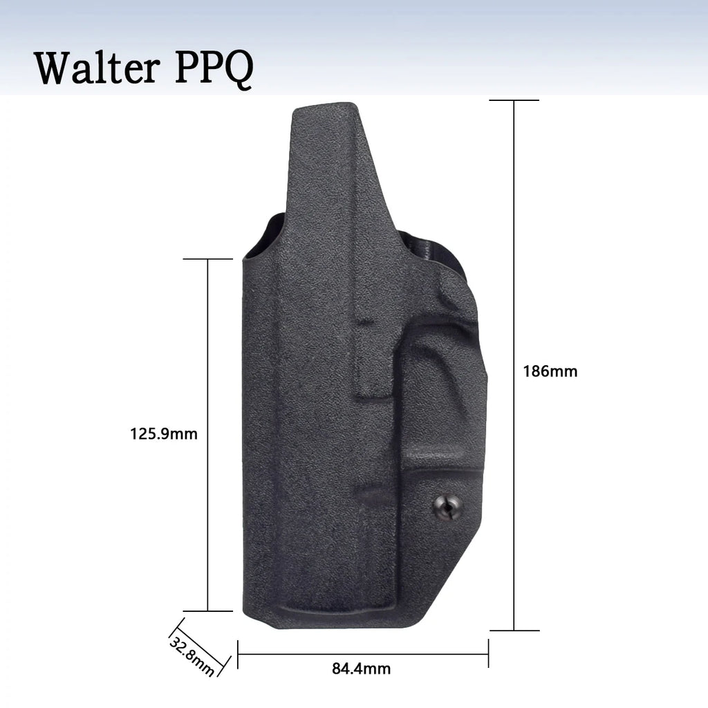 Tactical Inside Waistband Concealed Carry Holsters for GLOCK 17 19 22 26 43 43X Belt Clip Single Double Stack Right Hand Pouch