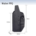 Tactical Inside Waistband Concealed Carry Holsters for GLOCK 17 19 22 26 43 43X Belt Clip Single Double Stack Right Hand Pouch