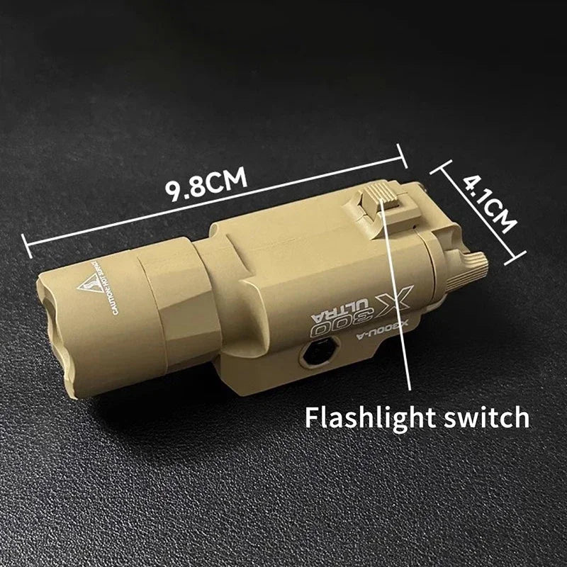 Multifunctional X300 Flashlight & Infrared Laser Sight for Airsoft Toy Guns with 20mm Rail