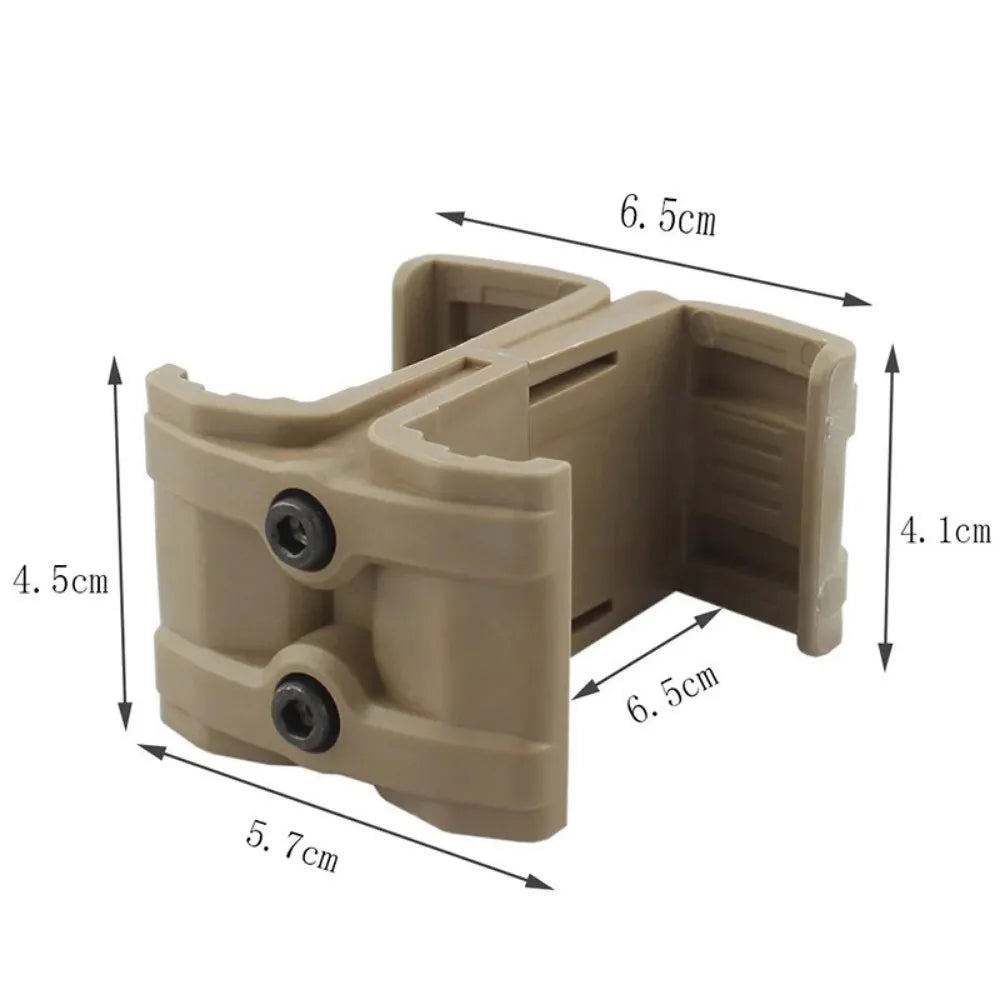 Tactical Universal M4 Magazine Parallel Coupler Double Magazine Connector Clip Mount AR Mag Clamp Holder Hunting Accessories