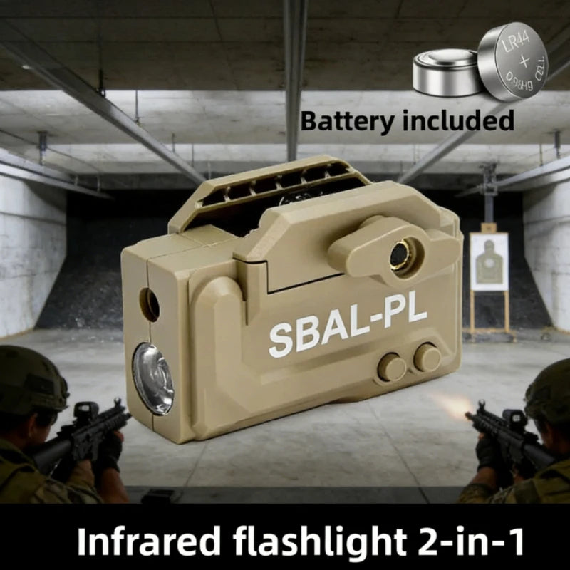 2026 New Bottom Mount Nylon Infrared LED Flashlight Infrared Sight Fit 20mm Rail Toy Gun