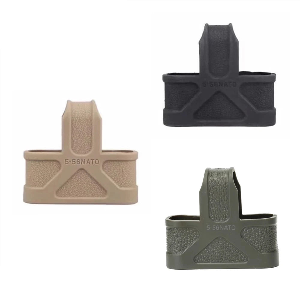 5.56 Rubber Cage Loops Fast Mag & 1pcs 5.56 Magazine Pouch For Airsoft M4/M16 Magazine Assist