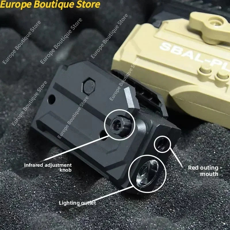 2026 New Bottom Mount Nylon Infrared LED Flashlight Infrared Sight Fit 20mm Rail Toy Gun