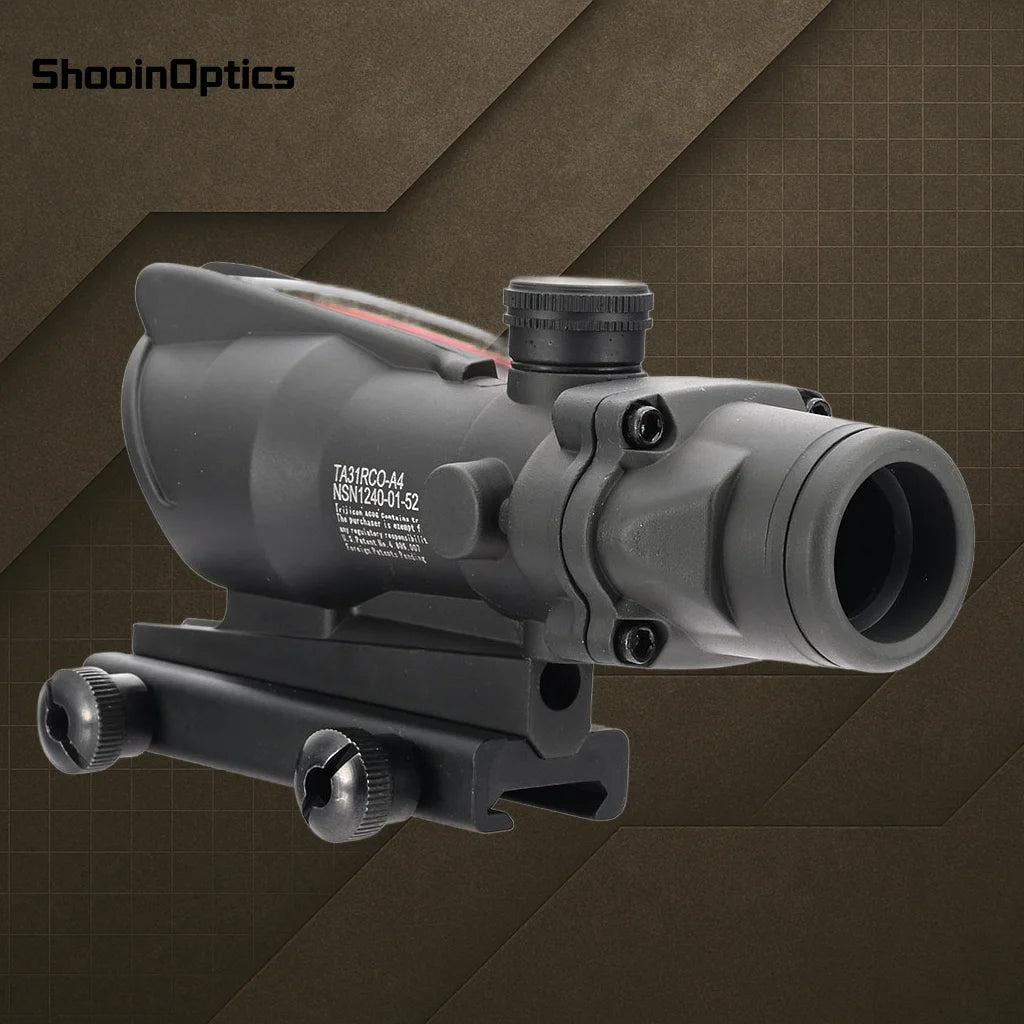 Shooin Optics 1x32 Combat Tactical Prism Scope Durable Shockproof Gunsight For Outdoor Hunting Adventures