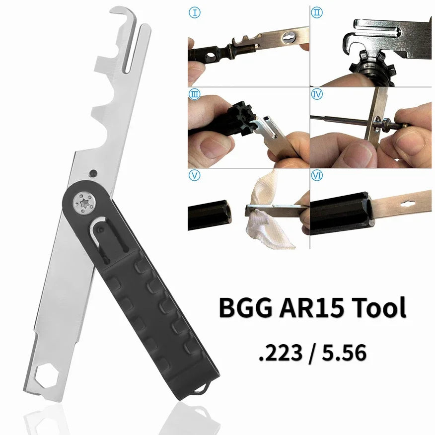 AR15 Scraper Rifle Scraper BCG Carbon Removal Tool 223/5.56 AVAR15S AR 15 Hunting Gun AR-15 Bolt Cleaning Kits For M16 M4