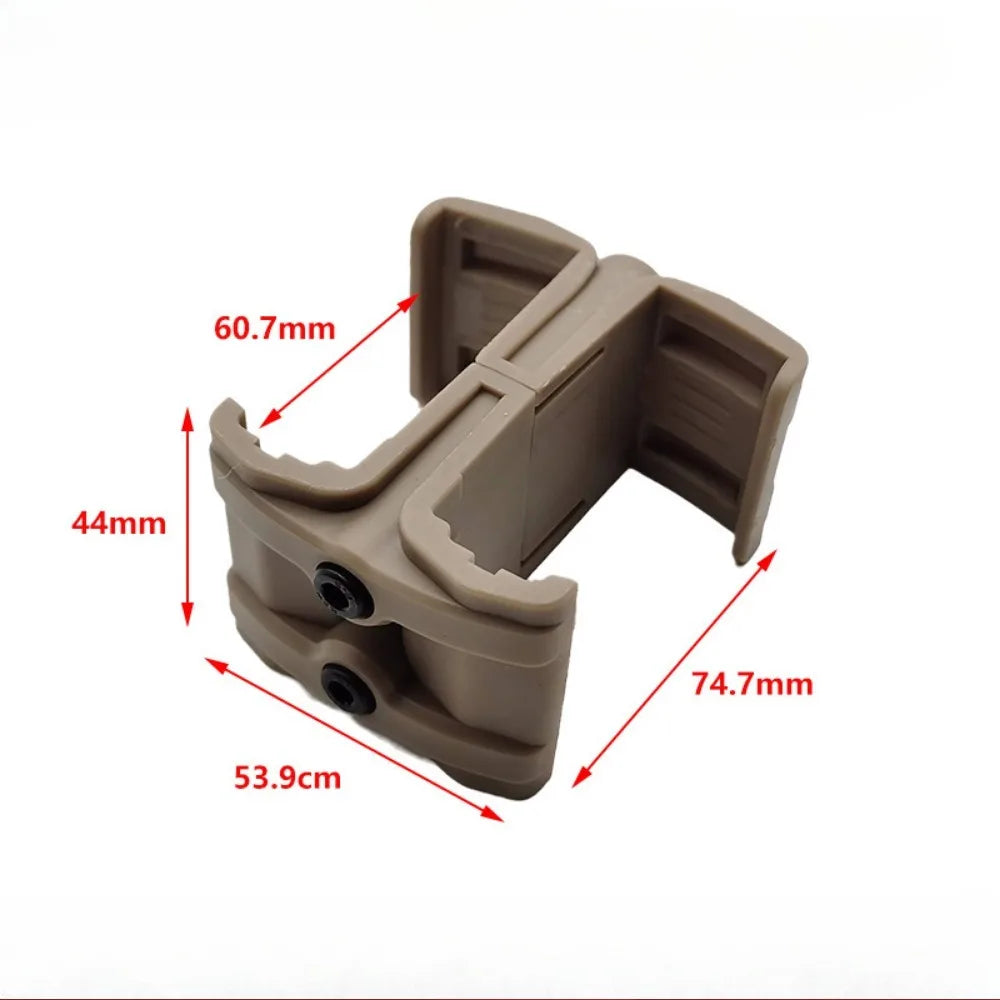 Tactical Universal Rifle Gun Mag Parallel Connector for M4 AR-15 Double Magazine Coupler Connector Clip Hunting Accessories