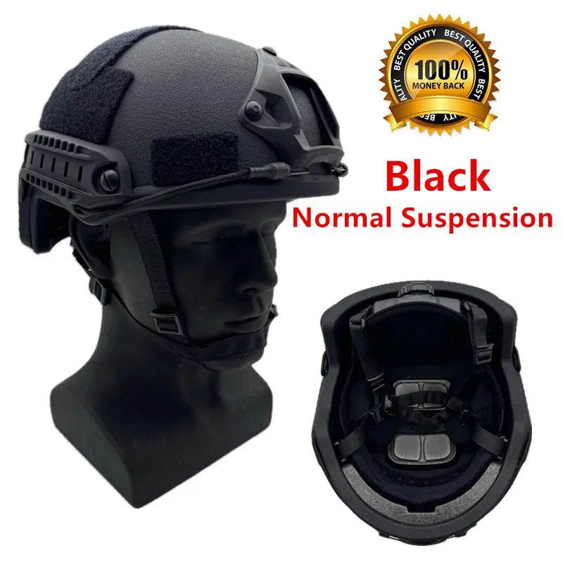 Ballistic ACH High Cut Tactical Helmet Kevla High Quality Ballistic Helmet NIJ IIIA FAST Wendy's Suspension Pad Ballistic Helmet