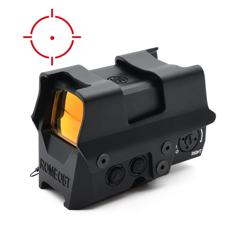 1x38mm R8T Red Dot Sight For Tactical Riflescope Black Fits 20mm Rail