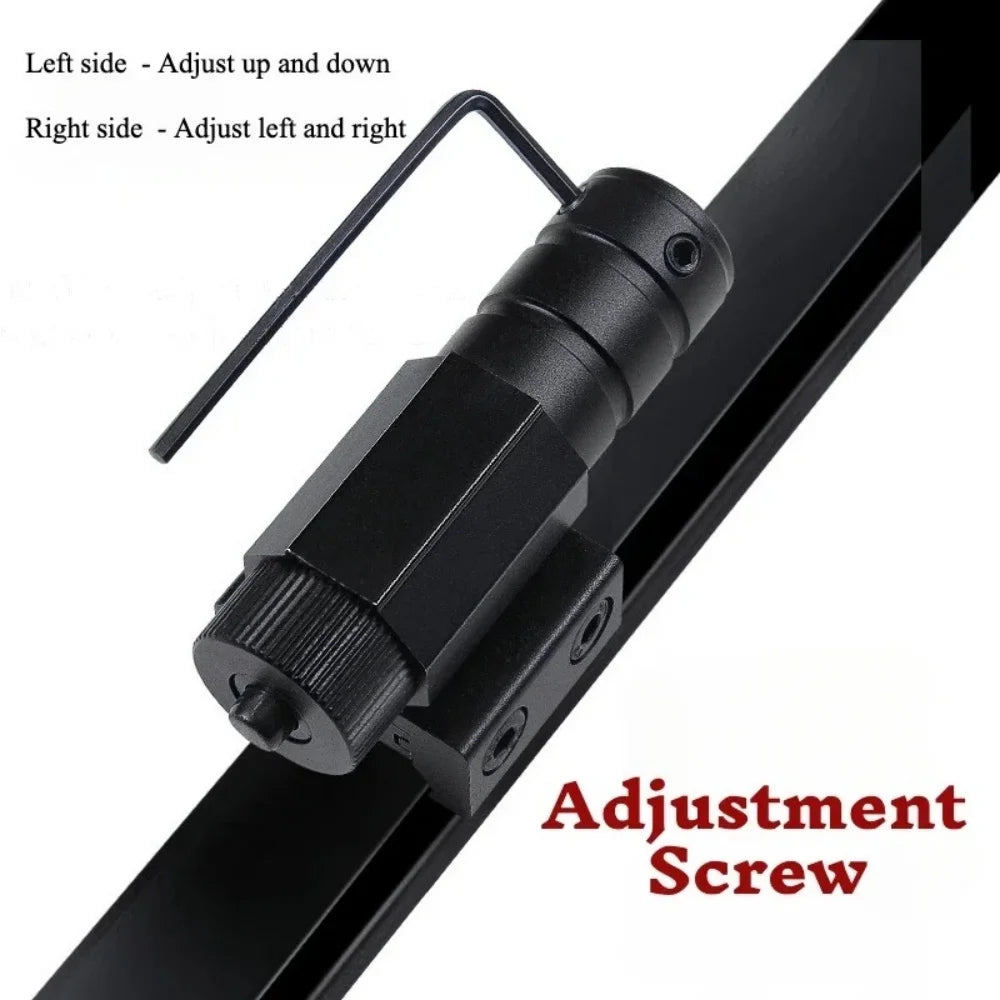 Tactical Red Dot Laser Sight Adjustable Picatinny Locator Outdoor Sports Long Distance Hunting Laser Calibrator Gun Sight Tool