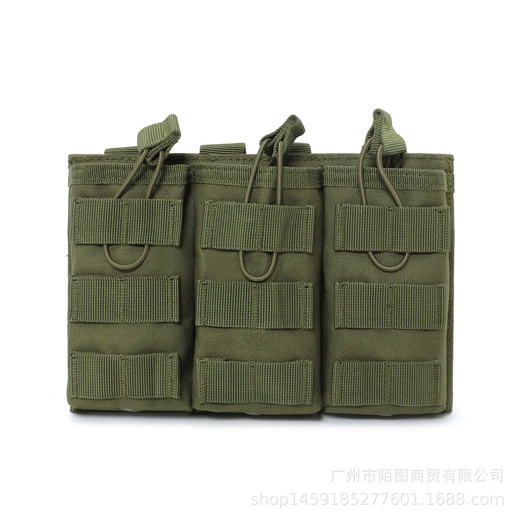 حقيبة مجلات تكتيكية مفردة ومزدوجة وثلاثية Molle Airsoft AK 7.62 5.56mm M4 لبندقية مسدس حقيبة تكتيكية لصيد الملحقات
