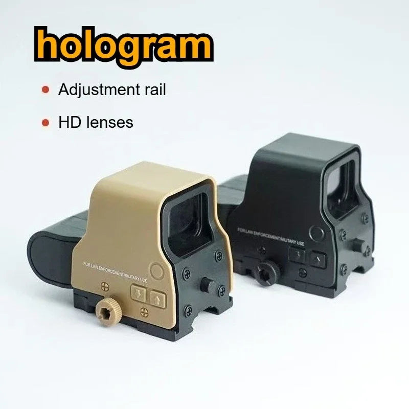 2026 Green Dot Holographic Toy Scope Hunting Sight Riflescope Plastic Material 20mm Rail Mount For Airsoft Gun Outdoor Game