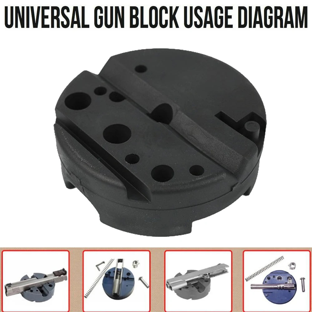 Universal Firearm Durable Bench Block M1911 Ruger 10/22s Style Reassemble Gunsmith Handgun Tools Pistols