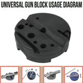 Universal Firearm Durable Bench Block M1911 Ruger 10/22s Style Reassemble Gunsmith Handgun Tools Pistols