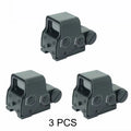 2026 Green Dot Holographic Toy Scope Hunting Sight Riflescope Plastic Material 20mm Rail Mount For Airsoft Gun Outdoor Game