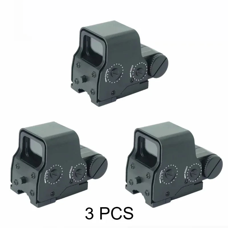 2026 Green Dot Holographic Toy Scope Hunting Sight Riflescope Plastic Material 20mm Rail Mount For Airsoft Gun Outdoor Game